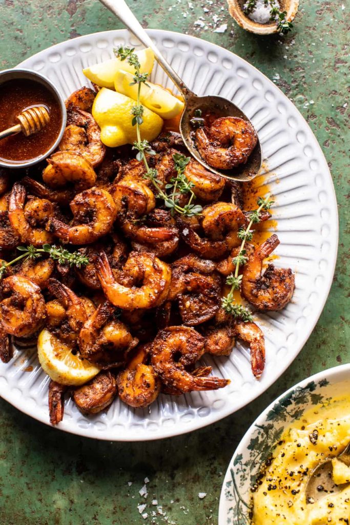 15 Minute Cajun Hot Honey Butter Shrimp - Half Baked Harvest - Welcome to Friday! Friday! Friday! Favorites! Each Friday we'll be sharing our favorite recipes of the week from other fabulous food bloggers, so make sure to visit and see what tasty over-the-top dishes we're most excited about.
