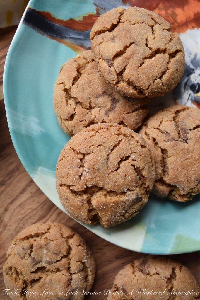 Peanut Butter Cup Crackle Cookies - These sweet cookies are similar to your favorite holiday peanut butter crackle cookies, with an added peanut butter and chocolate treat mixed in. I think you'll find that the addition of chopped peanut butter cups helps make this family favorite cookie even better than the classic original.