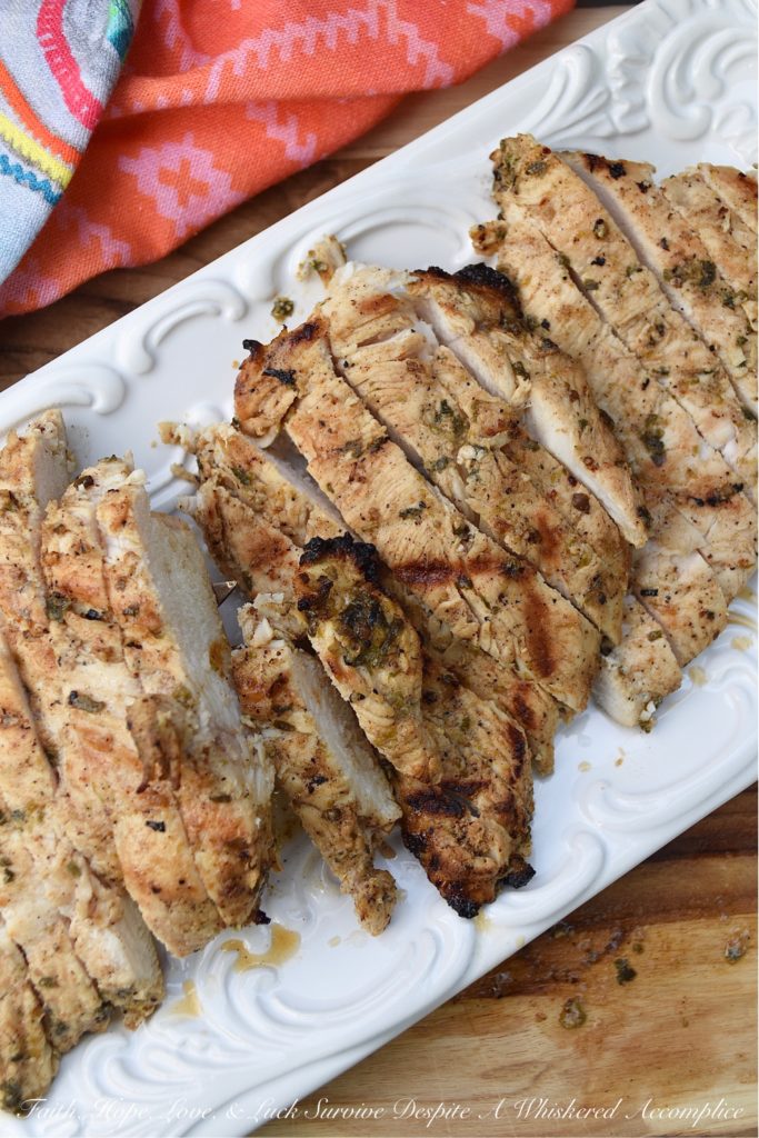 Cilantro & Lime Marinated Grilled Chicken Breasts - Grilled chicken can often be bland, boring, and simply taste like burnt chicken. However, if you add a little best of lime zest and juice, cilantro, and a few other seasonings, and you can turn that dull chicken into something extraordinary. This marinated grilled chicken will win you over for sure.