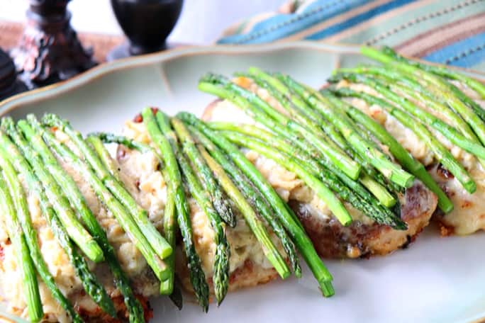 Breaded Chicken Oscar - Kudos Kitchen by Renée - Welcome to Friday! Friday! Friday! Favorites! Each Friday we'll be sharing our favorite recipes of the week from other fabulous food bloggers, so make sure to visit and see what tasty over-the-top dishes we're most excited about.