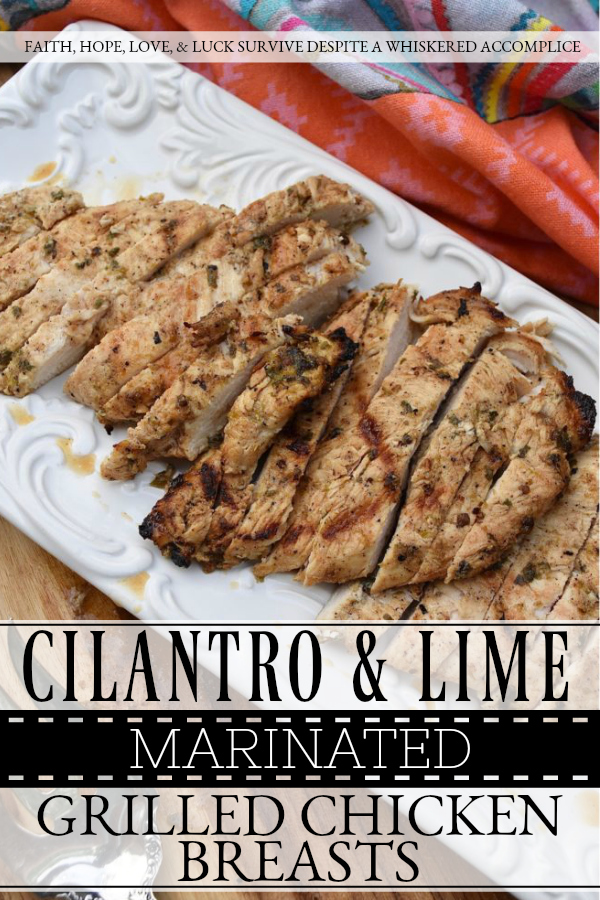 Cilantro & Lime Marinated Grilled Chicken Breasts - Grilled chicken can often be bland, boring, and simply taste like burnt chicken. However, if you add a little best of lime zest and juice, cilantro, and a few other seasonings, and you can turn that dull chicken into something extraordinary. This marinated grilled chicken will win you over for sure.