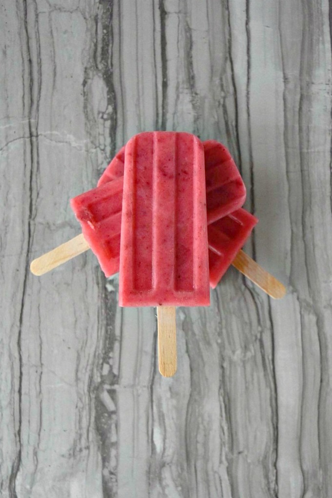 Homemade Strawberry Frozen Yogurt Popsicles - A Kitchen Hoor's Adventures - Welcome to Friday! Friday! Friday! Favorites! Each Friday we'll be sharing our favorite recipes of the week from other fabulous food bloggers, so make sure to visit and see what tasty over-the-top dishes we're most excited about.
