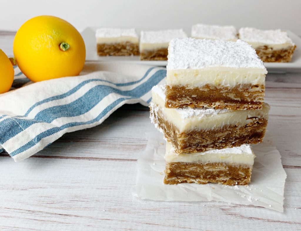 Lemon Creme Bars with Oatmeal Cookie Crust - Kelly Lynn's Sweets & Treats - Welcome to Friday! Friday! Friday! Favorites! Each Friday we'll be sharing our favorite recipes of the week from other fabulous food bloggers, so make sure to visit and see what tasty over-the-top dishes we're most excited about.