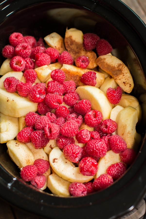 Slow Cooker Cinnamon Raspberry Applesauce - The Magical Slow Cooker - Welcome to Friday! Friday! Friday! Favorites! Each Friday we'll be sharing our favorite recipes of the week from other fabulous food bloggers, so make sure to visit and see what tasty over-the-top dishes we're most excited about.
