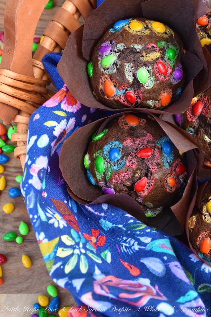 Chocolate Sunflower Seed Breakfast Muffins - Sometimes you just need a little chocolate in your life, even if it's for breakfast. These chocolate breakfast muffins, filled with chocolate-covered sunflower seeds, are just sweet enough to make you feel like you're having a special early morning treat, without making you crazy-guilty for eating chocolate before 9:00 AM.