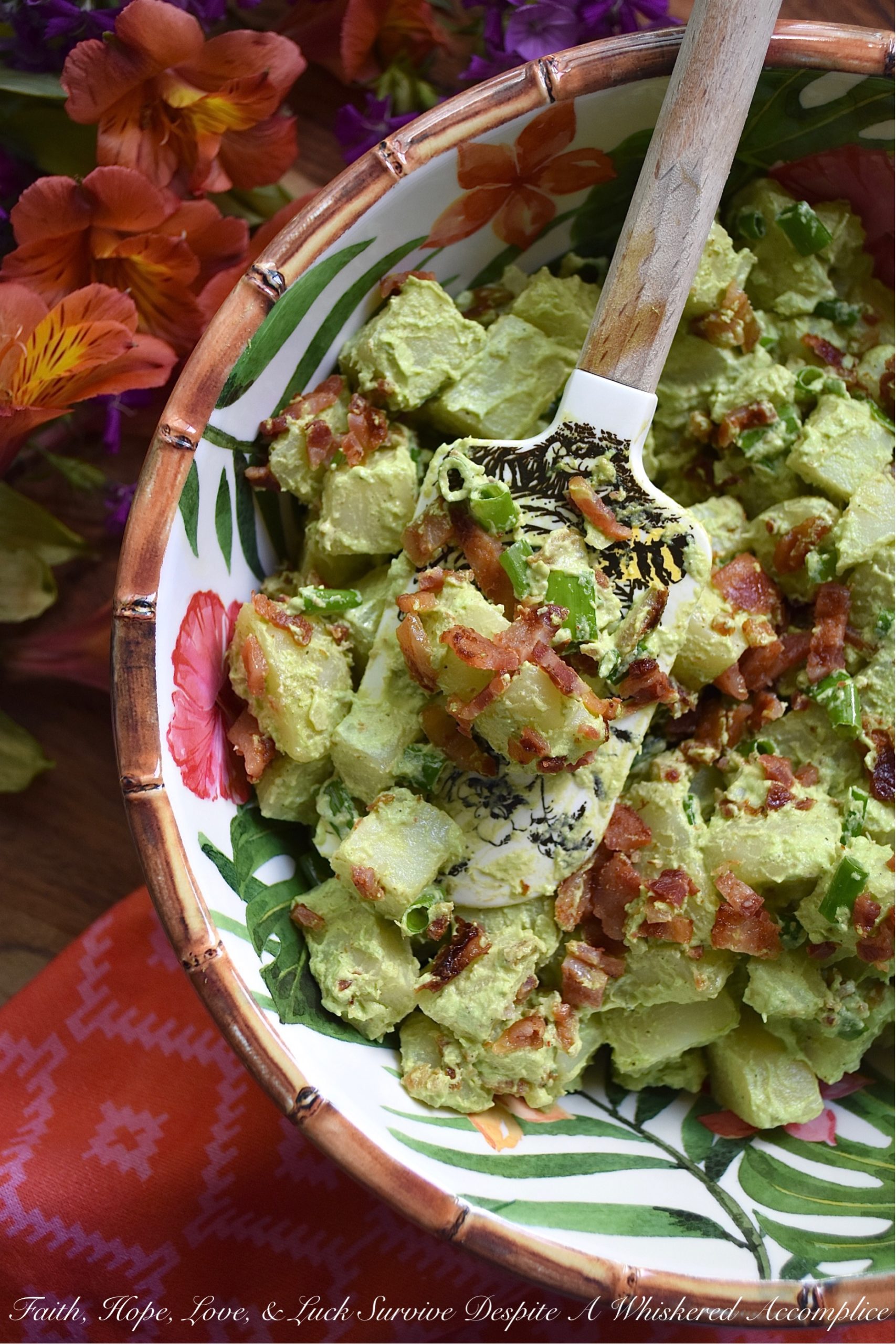 Sour Cream & Scallion Potato Salad with Bacon