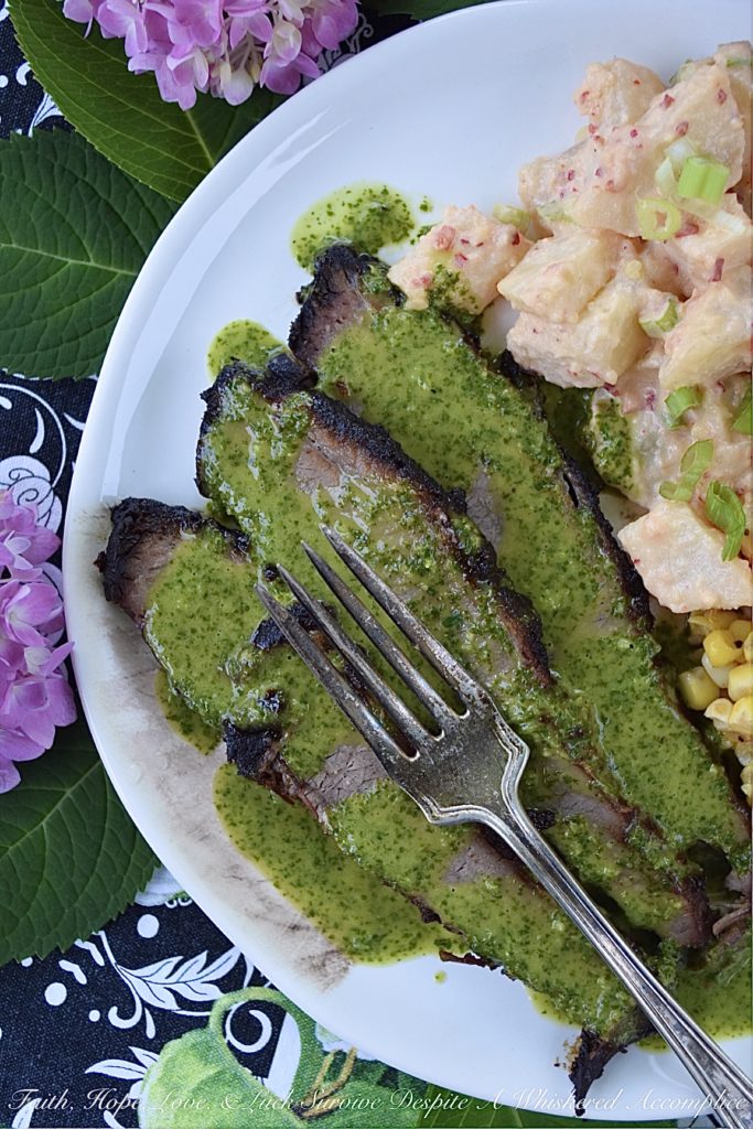 Smoked Beef Brisket with Lime & Cilantro Sauce - Are you looking to add a little more zing to your next smoked brisket? If so, a homemade rub and sauce is the solution. This recipe for smoked beef brisket starts with a simple, yet flavorful, barbecue rub. After smoking and then resting, the meat is sliced and served with a tangy fresh lime and cilantro sauce. So, heat up that smoker, and let's get smoking.