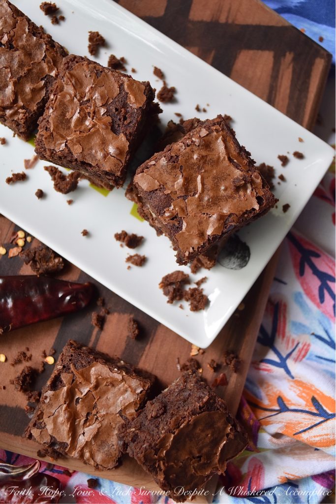 Dark Chocolate Brown Sugar Chili Brownies - Why make plain, dull, mediocre brownies, when instead, you can make dark chocolate brownies laced with chili and sweetened with brown sugar? They're super chocolatey, a wee bit spicy, and pretty much everything a chocolate-lover will find themselves drooling over.