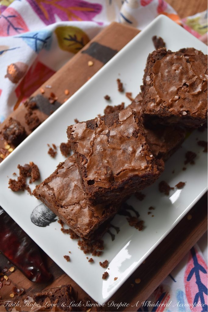 Dark Chocolate Brown Sugar Chili Brownies - Why make plain, dull, mediocre brownies, when instead, you can make dark chocolate brownies laced with chili and sweetened with brown sugar? They're super chocolatey, a wee bit spicy, and pretty much everything a chocolate-lover will find themselves drooling over.