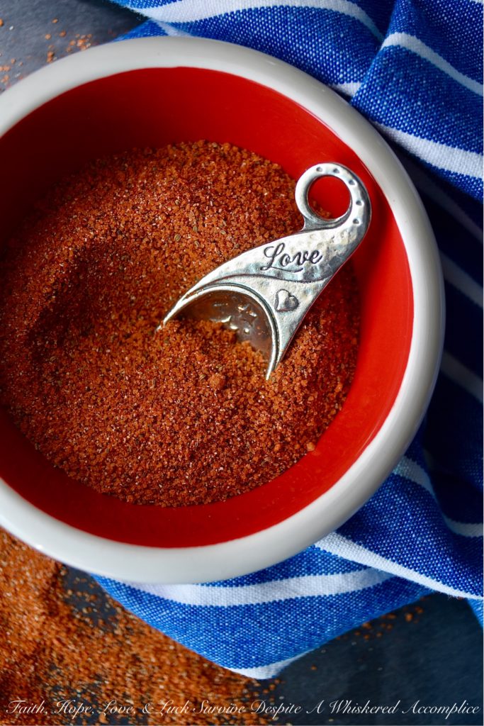 Bob's 10-Ingredient Pork Rib Seasoning Rub - Most store-bought seasoning mixes and rubs contain high amounts of salt and are low on actual real natural flavor. Why settle for an overly-salty seasoning mix with unnatural ingredients, when it's so easy to make your own at home? Bob's pork rib seasoning rub contains ten simple spices and seasonings that can be found in most household kitchens. If you can measure ingredients and stir them until well combined, it's as simple as that. So, start measuring and mixing, because it's time to make some pork ribs.