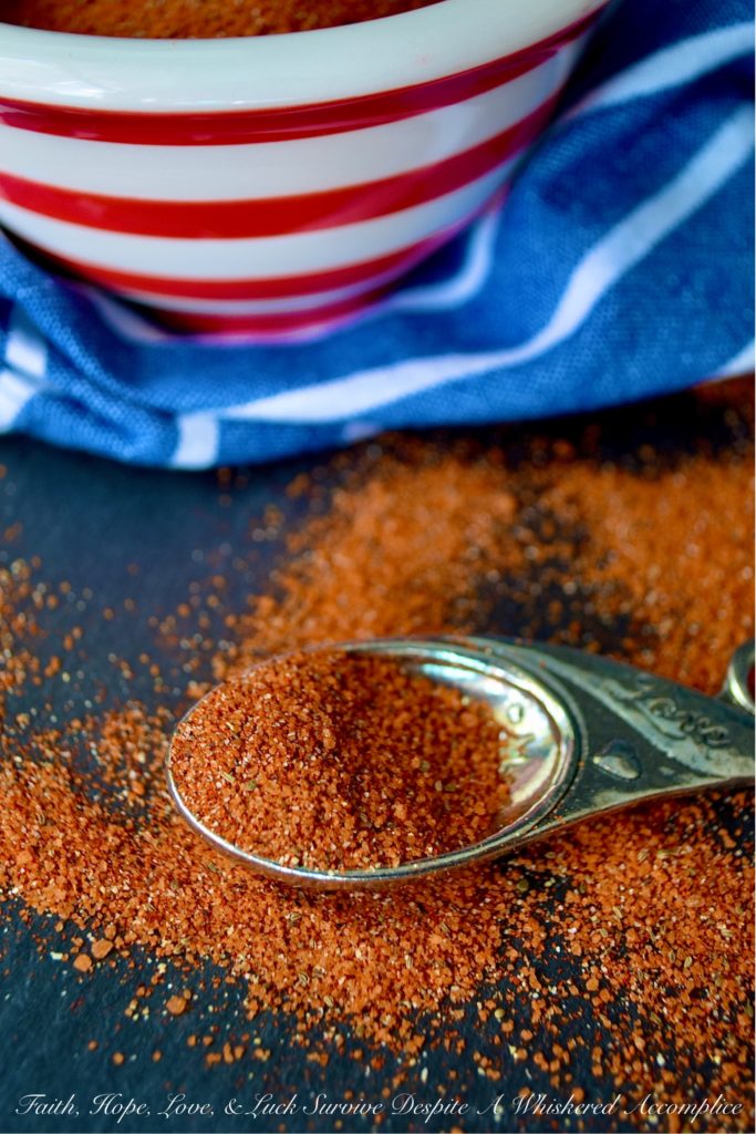 Bob's 10-Ingredient Pork Rib Seasoning Rub - Most store-bought seasoning mixes and rubs contain high amounts of salt and are low on actual real natural flavor. Why settle for an overly-salty seasoning mix with unnatural ingredients, when it's so easy to make your own at home? Bob's pork rib seasoning rub contains ten simple spices and seasonings that can be found in most household kitchens. If you can measure ingredients and stir them until well combined, it's as simple as that. So, start measuring and mixing, because it's time to make some pork ribs.