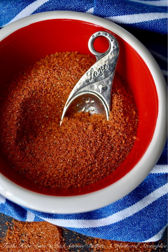 Bob's 10-Ingredient Pork Rib Seasoning Rub - Most store-bought seasoning mixes and rubs contain high amounts of salt and are low on actual real natural flavor. Why settle for an overly-salty seasoning mix with unnatural ingredients, when it's so easy to make your own at home? Bob's pork rib seasoning rub contains ten simple spices and seasonings that can be found in most household kitchens. If you can measure ingredients and stir them until well combined, it's as simple as that. So, start measuring and mixing, because it's time to make some pork ribs.