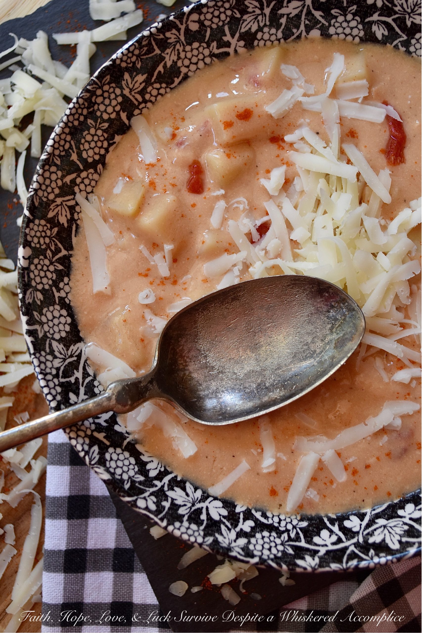 Southern Pimento Cheese Crockpot Potato Soup