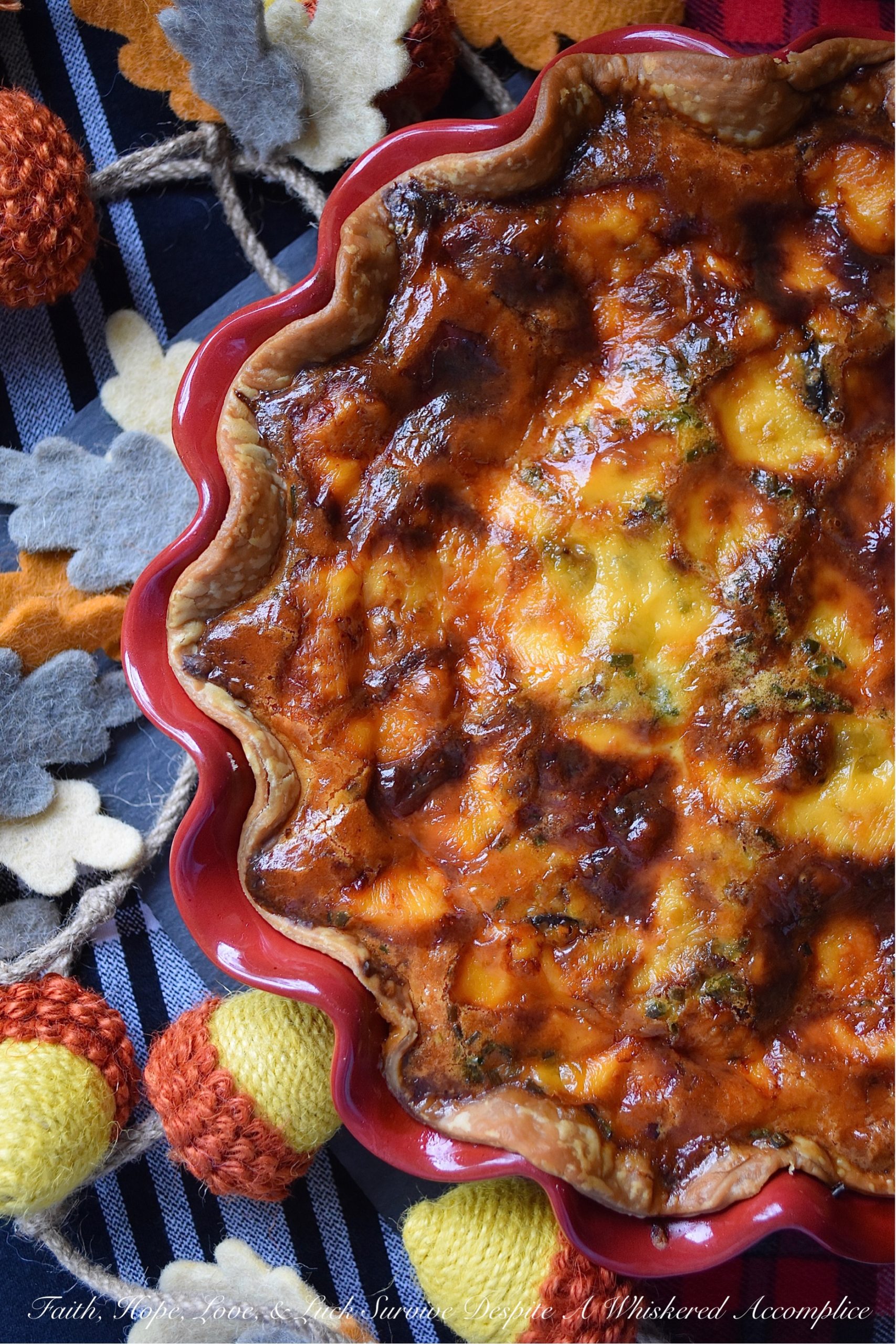 Italian Sausage Quiche with Red Pepper Jelly
