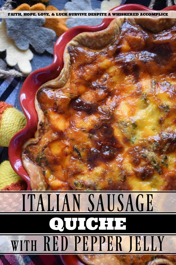 Italian Sausage Quiche with Red Pepper Jelly - Quiche is pretty great, no matter what time of day it is served. After all, it's only a basic pie crust filled with an egg and cheese mixture. However, this quiche recipe is anything but basic. With Italian sausage, cheddar, provolone, and red pepper jelly added in, it's filled with tons of extra-spicy flavor. Now, you just need to decide if you're going to eat this quiche for breakfast, brunch, or dinner.