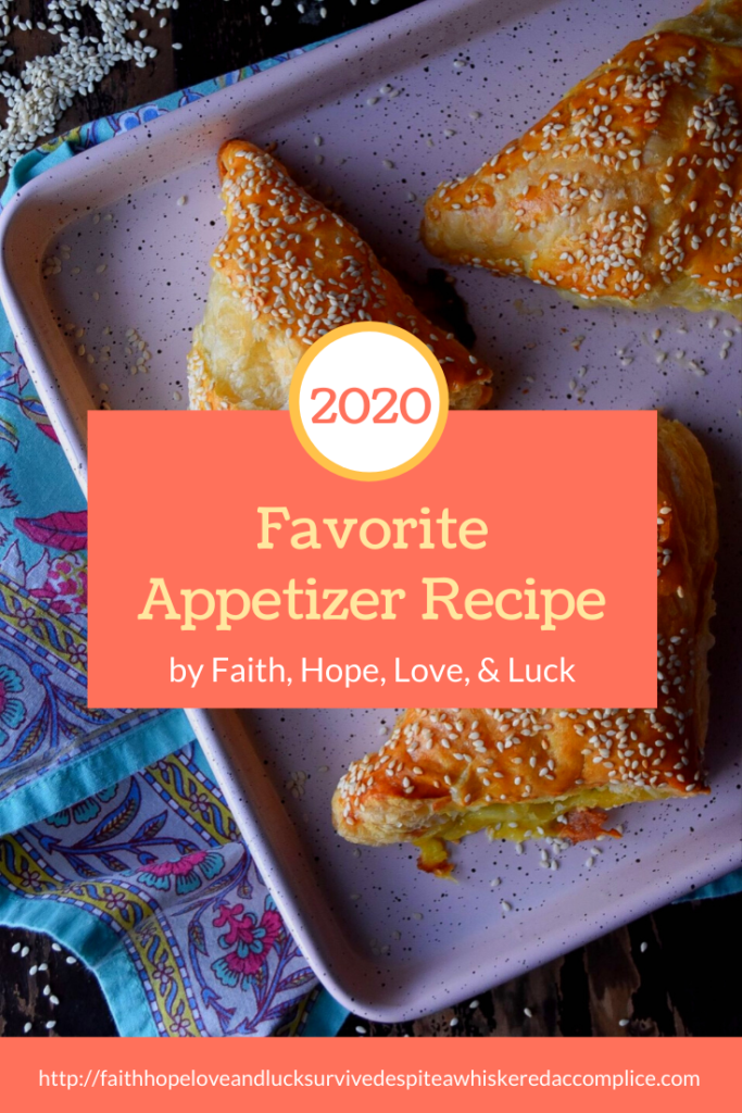 2020 Favorite Appetizer Recipe - Easy Middle Eastern Puff Pastry Cheese Bourekas - Bourekas are a Middle Eastern puff pastry treat that you will instantly fall in love with at first bite. These particular easy-to-make cheese bourekas are filled with crumbled feta, fresh mozzarella, a generous amount of fresh parsley, and a hint of lemon zest. Not only are they fresh, airy, and flakey, they're also pillowy puffs of cheesy goodness. You'll absolutely love how easy they are to make.