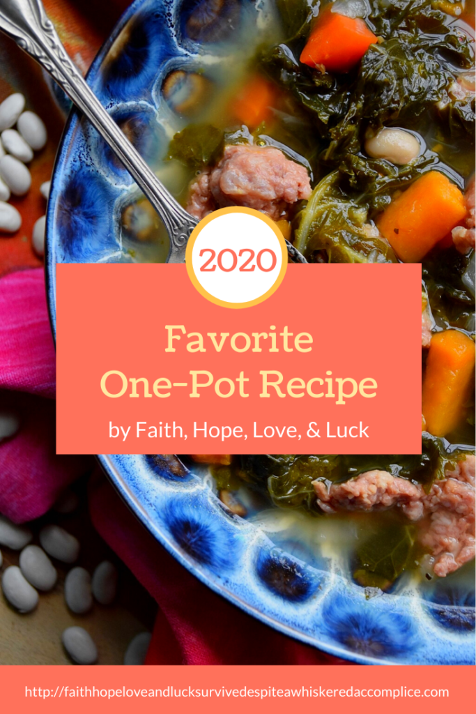 2020 Favorite One-Pot Recipe - One-Pot Italian Sausage, Kale, & Bean Soup - There's nothing better than a healthy, comforting, and absolutely delicious bowl of soup on a cold winter's day. And, when you make that soup using only one pot, things get even better. This one-pot soup, made with Italian sausage, kale, & beans, will easily become one of your go-to winter soup recipes.