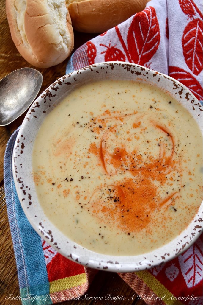 Creamy Asparagus Soup with Ham Stock - For this soup, made with fresh asparagus, ham stock, and red potatoes, you get to decide just how creamy you want it to be by the amount of dairy you use to make it. Add 1-cup of heavy whipping cream for a smooth, delicious, and easy-to-make everyday asparagus soup. Or, add additional cream, for an over-the-top soup that is even more decadent. It's all up to you and what you prefer.