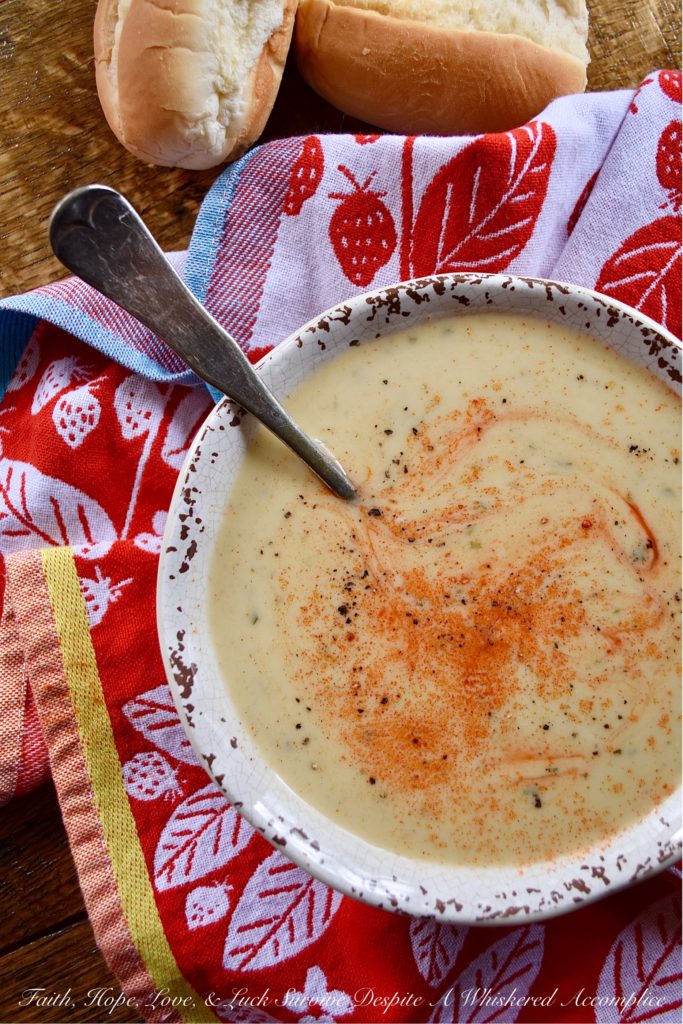 Creamy Asparagus Soup with Ham Stock - For this soup, made with fresh asparagus, ham stock, and red potatoes, you get to decide just how creamy you want it to be by the amount of dairy you use to make it. Add 1-cup of heavy whipping cream for a smooth, delicious, and easy-to-make everyday asparagus soup. Or, add additional cream, for an over-the-top soup that is even more decadent. It's all up to you and what you prefer.
