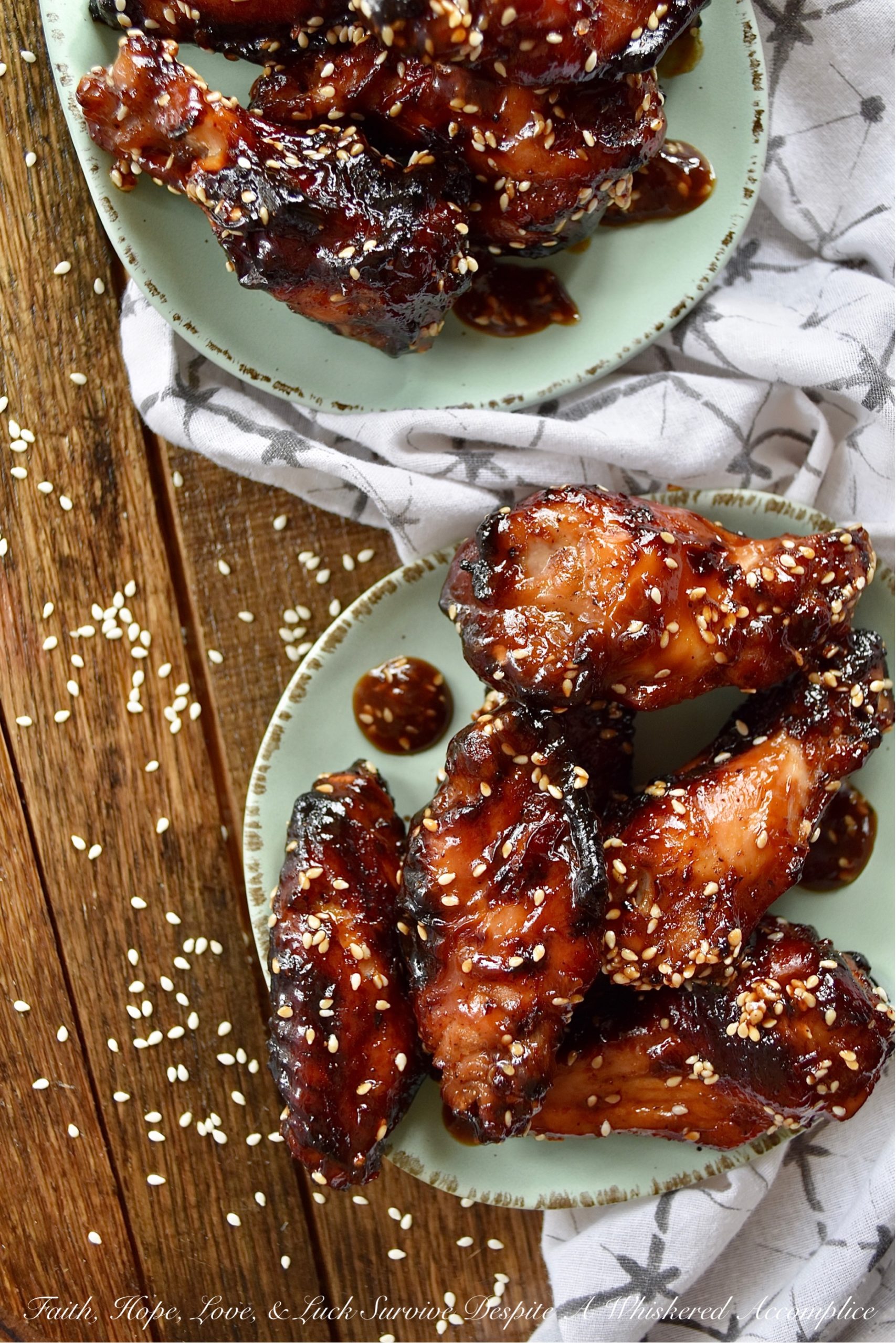 Sticky Asian Baked Wings with Honey
