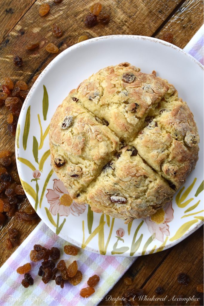 Soda Bread with Whiskey-Soaked Golden Raisins - If you're not overly confident when it comes to baking your own homemade bread, soda bread is a great recipe to start with. It requires no yeast, is quick to make and bake, uses common household pantry and refrigerator items, and is the perfect complement to almost any meal. And, this particular soda bread, with its whiskey-soaked golden raisins, is sure to have you baking bread every single chance you get.