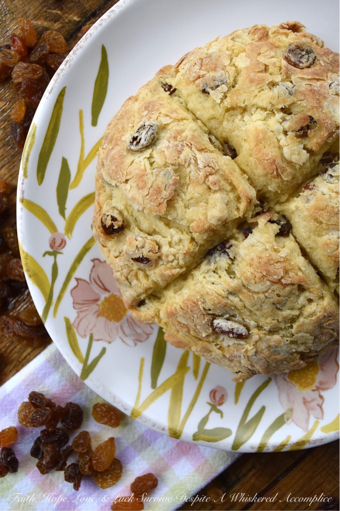 Soda Bread with Whiskey-Soaked Golden Raisins - If you're not overly confident when it comes to baking your own homemade bread, soda bread is a great recipe to start with. It requires no yeast, is quick to make and bake, uses common household pantry and refrigerator items, and is the perfect complement to almost any meal. And, this particular soda bread, with its whiskey-soaked golden raisins, is sure to have you baking bread every single chance you get.