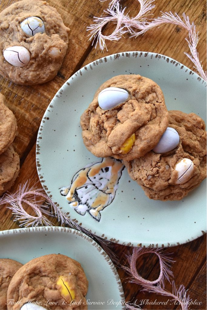The Best Chocolate Easter Candy Egg Cookies - When it comes to Easter cookies, packed with egg-shaped chocolate candy, I can promise you that these are by far "The Best" you will ever eat. They're super-soft, moist, tender, and have just the right chocolate to cookie ratio. They'll definitely make you wish Cadbury Mini Eggs were accessible all year round.