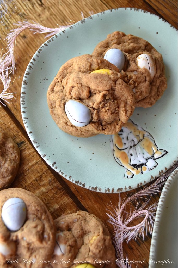 The Best Chocolate Easter Candy Egg Cookies - When it comes to Easter cookies, packed with egg-shaped chocolate candy, I can promise you that these are by far "The Best" you will ever eat. They're super-soft, moist, tender, and have just the right chocolate to cookie ratio. They'll definitely make you wish Cadbury Mini Eggs were accessible all year round.
