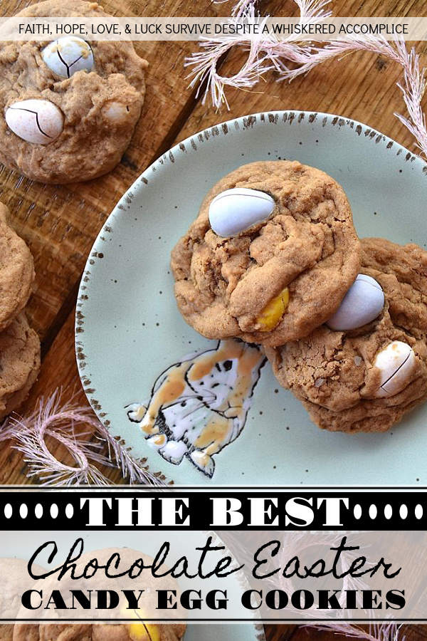 The Best Chocolate Easter Candy Egg Cookies - When it comes to Easter cookies, packed with egg-shaped chocolate candy, I can promise you that these are by far "The Best" you will ever eat. They're super-soft, moist, tender, and have just the right chocolate to cookie ratio. They'll definitely make you wish Cadbury Mini Eggs were accessible all year round.