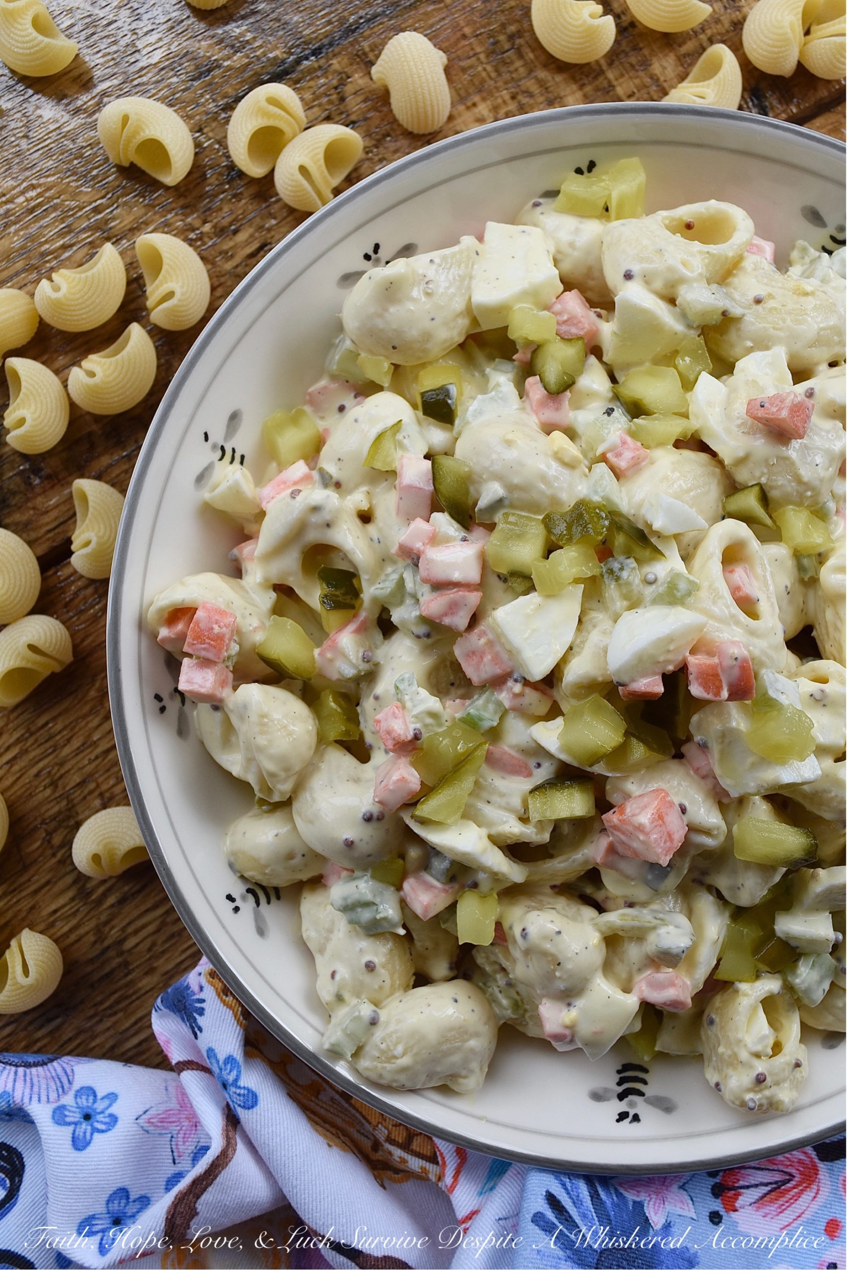 Bread & Butter Pickle Amish Macaroni Salad