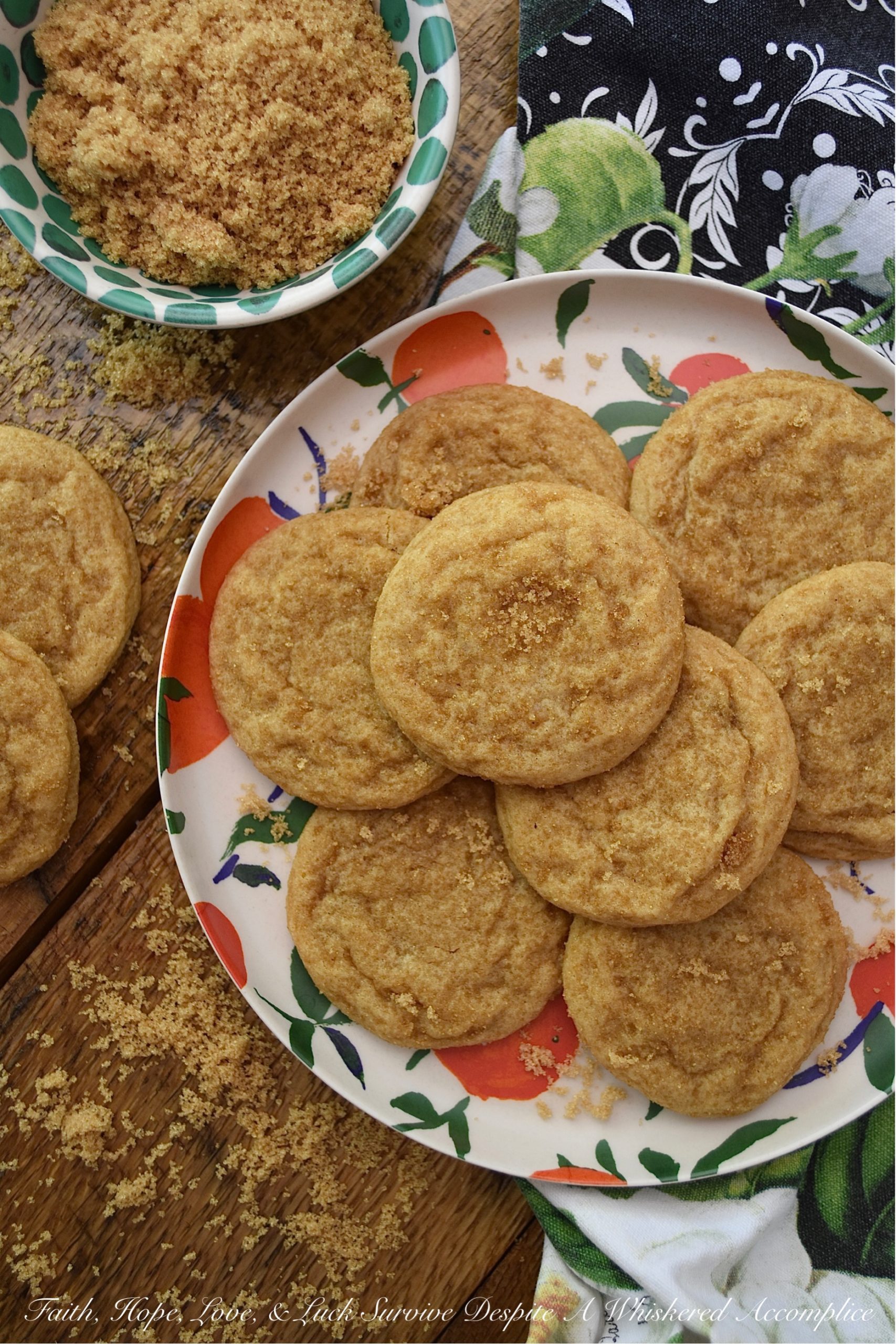 Brown Sugar & Bourbon Sugar Cookies