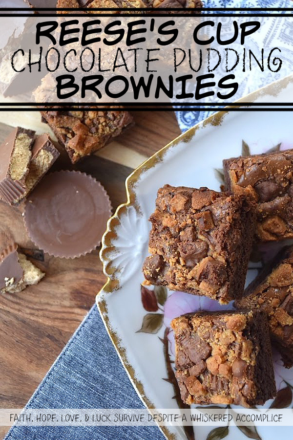 Reese's Cup Chocolate Pudding Brownies - This time-saving brownie recipe uses a store-bought chocolate pudding mix to give it its delicious chocolatey flavor. Throw a few roughly chopped Reese’s Cups on top of the brownie batter before baking, and you’ll have quick, easy-to-make peanut butter and chocolate brownies the whole family will instantly adore.