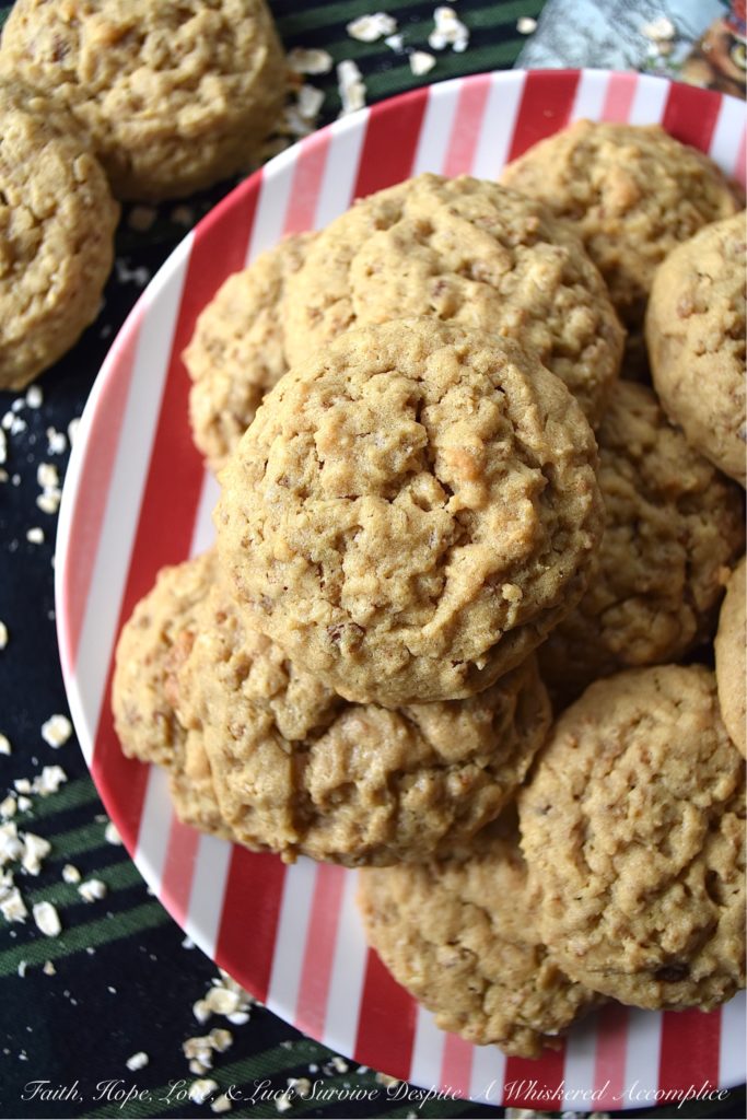 Peanut Butter Oatmeal Cookies with Grape Nuts - When you're looking for the perfect peanut butter oatmeal cookie recipe, look no further than this one. The secret to this cookie's perfection is the addition of Grape Nuts to the cookie dough. The cereal adds just the right nutty crunch without actually having to add nuts. Seriously, this may just be the best peanut butter oatmeal cookie you'll ever eat.