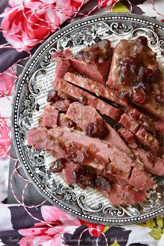 Cranberry Holiday Corned Beef Brisket - Corned beef brisket generally makes an appearance each March when St. Patrick's Day comes around. However, with this cranberry version, you can make corned beef brisket a part of any holiday you choose. It's sweet, salty, and has just a little bit of a horseradish kick to it. Honestly, I think this may just become your new favorite way to enjoy corned beef. Try it for yourself and see if I'm right.