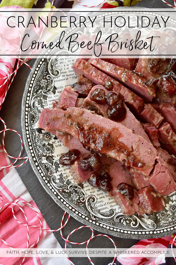 Cranberry Holiday Corned Beef Brisket - Corned beef brisket generally makes an appearance each March when St. Patrick's Day comes around. However, with this cranberry version, you can make corned beef brisket a part of any holiday you choose. It's sweet, salty, and has just a little bit of a horseradish kick to it. Honestly, I think this may just become your new favorite way to enjoy corned beef. Try it for yourself and see if I'm right.