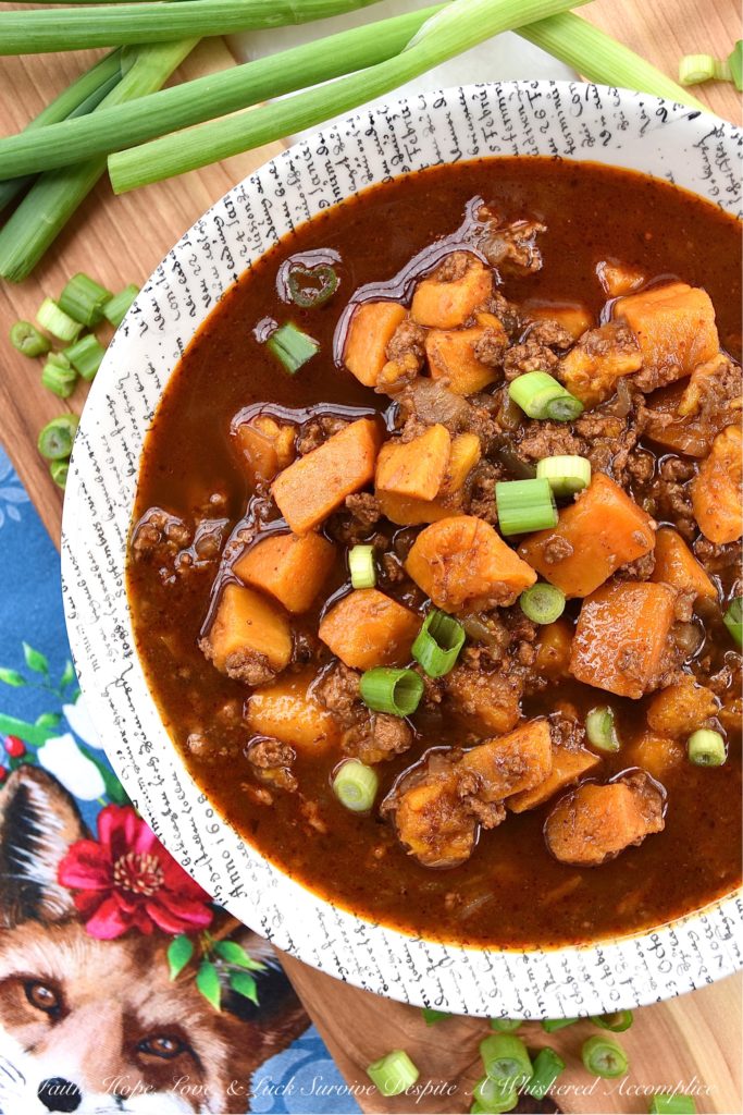 Turkey, Stout, & Sweet Potato Cincinnati Chili - Thanks to cinnamon, cumin, nutmeg, chili powder, and a little pinch of allspice and ground cloves, Cincinnati chili is absolutely exploding with flavor. And, with the addition of a little bit of unsweetened cocoa powder and a bottle or can of stout beer, this ground turkey and sweet potato version of this well-known chili is even more flavorful.