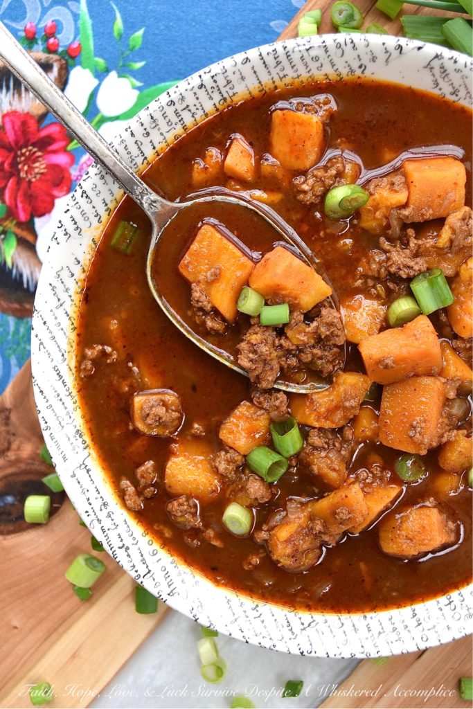 Turkey, Stout, & Sweet Potato Cincinnati Chili - Thanks to cinnamon, cumin, nutmeg, chili powder, and a little pinch of allspice and ground cloves, Cincinnati chili is absolutely exploding with flavor. And, with the addition of a little bit of unsweetened cocoa powder and a bottle or can of stout beer, this ground turkey and sweet potato version of this well-known chili is even more flavorful.
