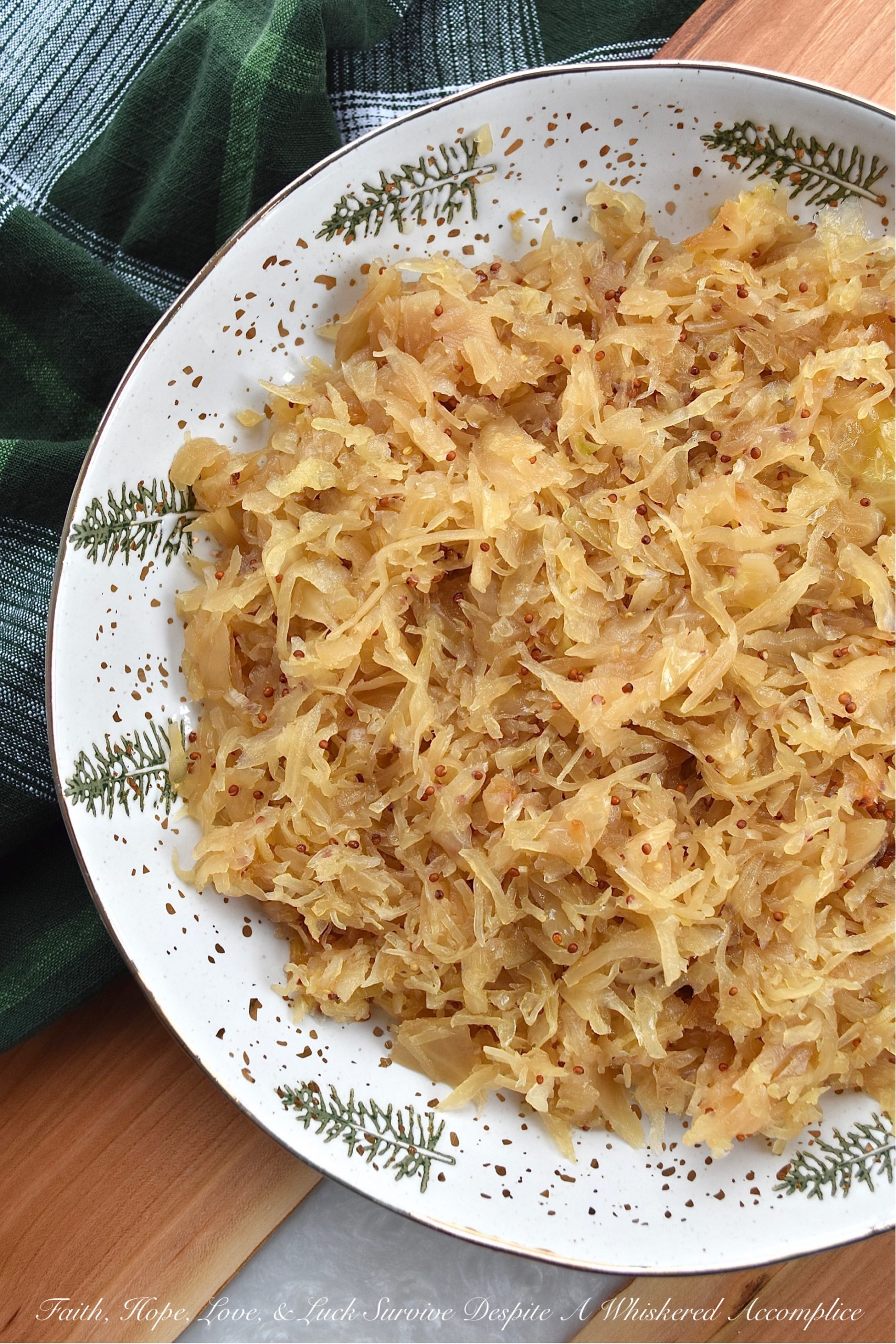 Oven-Roasted Sauerkraut with Beer