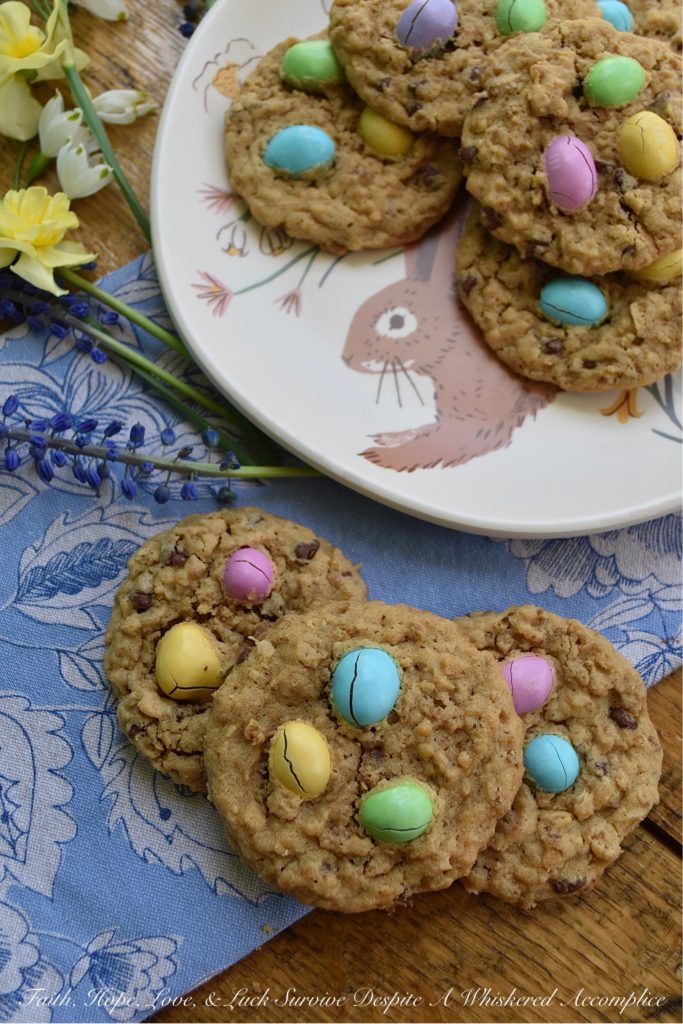 Chewy Peanut Butter Crunchy Bird's Nest Cookies - If you like your cookies to be both chewy and crunchy at the same time, then this peanut butter cookie recipe is going to become your new best friend. Not only are these cookies topped with everyone's favorite candy, Peanut M&M's, but they're also packed with peanut butter flavor. Your biggest issue with these cookies will be finishing them before they crumble in your hands because these cookies are super-delicate. But you know what? A few crumbles are so worth it.