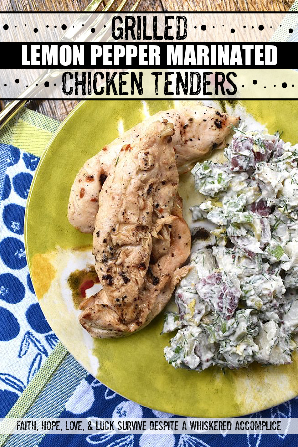 Grilled Lemon Pepper Marinated Chicken Tenders - When it comes to lemon pepper seasoned chicken, why rely on a store-bought lemon pepper seasoning mix? Especially when it is so easy to make your own homemade version. These marinated chicken tenders have the perfect balance of lemon and pepper to satisfy almost anyone's appetite. And, since they're grilled, you and your family will be able to enjoy them without feeling any guilt.