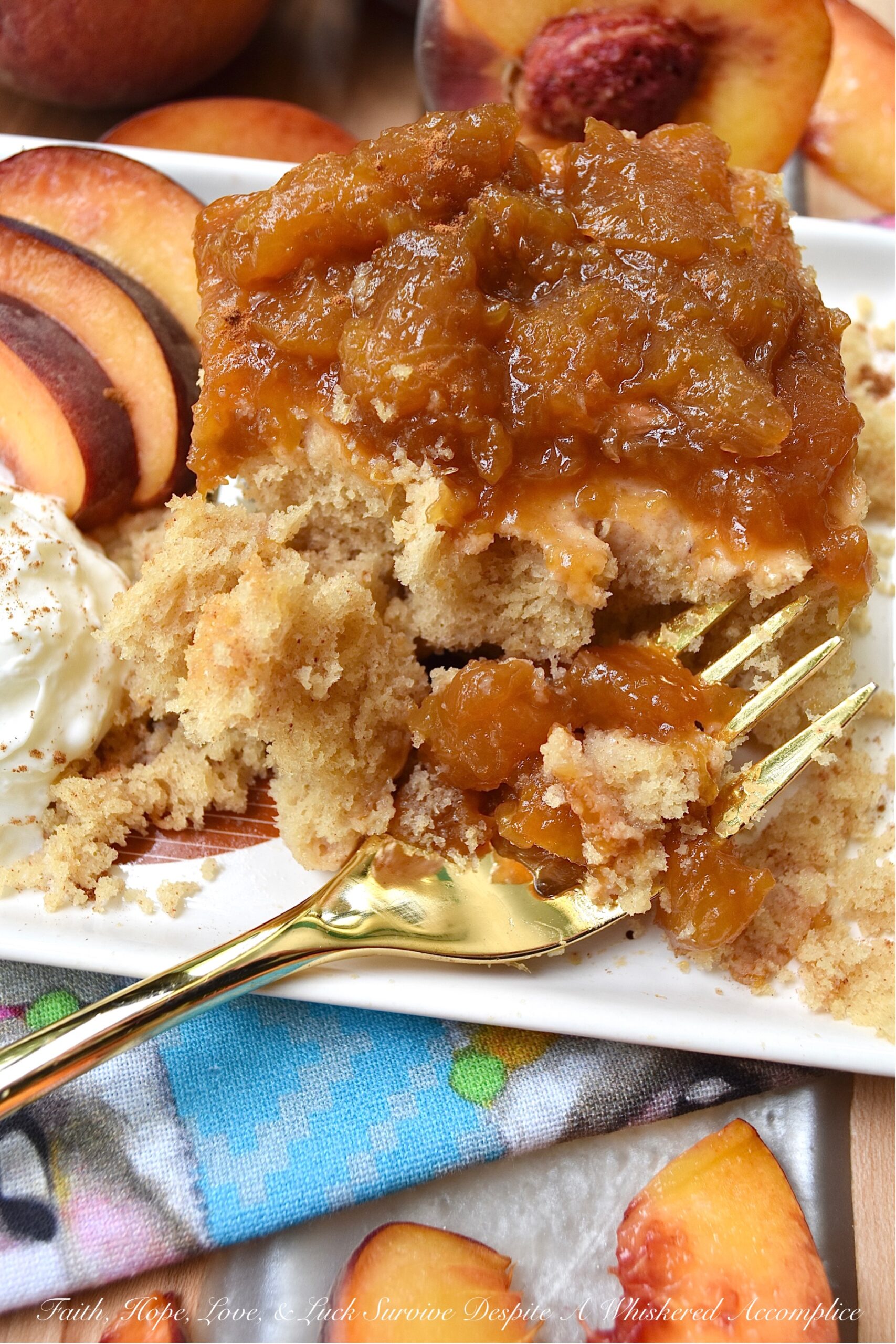 Butter Cake Mix Summer Peach Shortcake