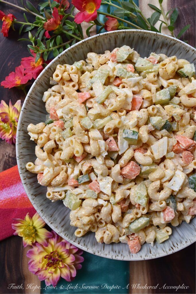 The Best Creamy Classic Macaroni Salad - If you're looking for a mayonnaise-based pasta salad that everyone will love, then this classic macaroni salad recipe is just what you need. The pasta is tender, the vegetables are crisp, and the sauce is creamy and flavorful. It's the perfect side dish for almost any occasion and without a doubt will most likely become your new go-to macaroni salad recipe.