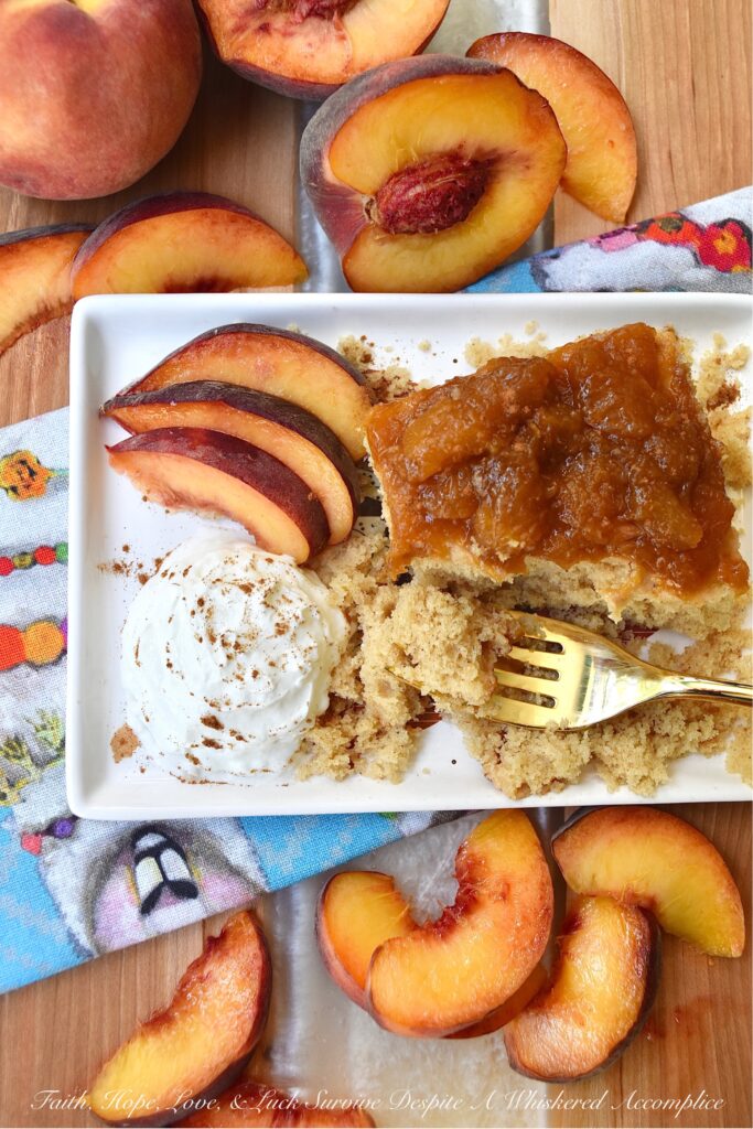 Butter Cake Mix Summer Peach Shortcake - Summer dessert doesn’t get much easier than this amazingly delicious peach shortcake, made using a butter recipe yellow cake mix. It’s light, airy, and insanely moist. And, it’s topped with a sweet homemade peach sauce that can be made in minutes from fresh summer peaches. By itself, this cake is absolutely drool-worthy, but don’t be afraid to try it with whipped cream or ice cream if you’re feeling a little bit over-the-top.