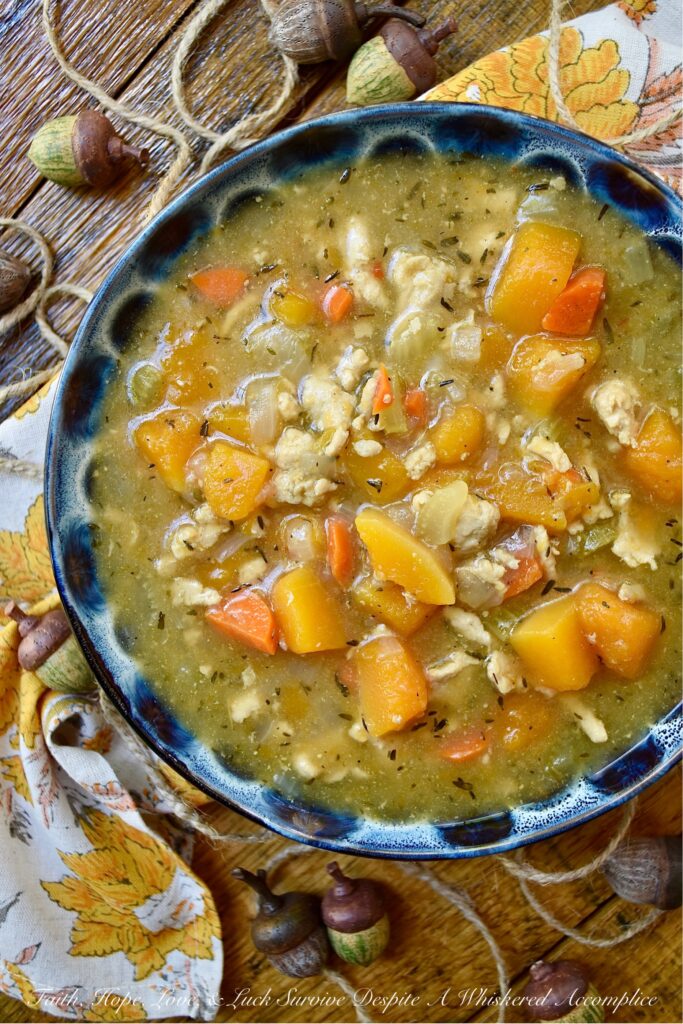 Healthy Butternut Squash And Chicken Soup