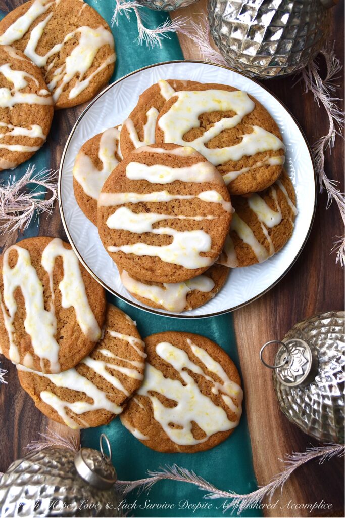 Lemon Iced Gingerbread Cookies - These lemon iced gingerbread cookies are a cookie lover’s dream come true because they’ve got pretty much everything going for them. They’re soft, chewy, sweet, salty, and have a lovely spicy ginger kick. And, once they’re topped with a fresh lemon zest and juice-infused icing, they’re just as gorgeous as they are sweet and citrusy.