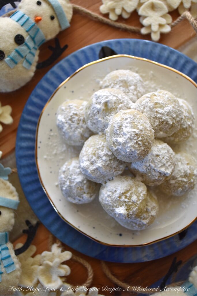 Nut-Free Snowball Cookies - Pecan Sandies, Russian Tea Cookies, Mexican Wedding Cookies, and Snowball Cookies all have one thing in common; they almost always contain ground or chopped pecans. For those severely allergic to nuts, this can be an extremely dangerous thing. Instead of using pecans, this recipe uses roasted salted pumpkin seeds, making it safe for those with nut allergies to finally enjoy these crumbly, sweet, and powdery traditional holiday cookies.