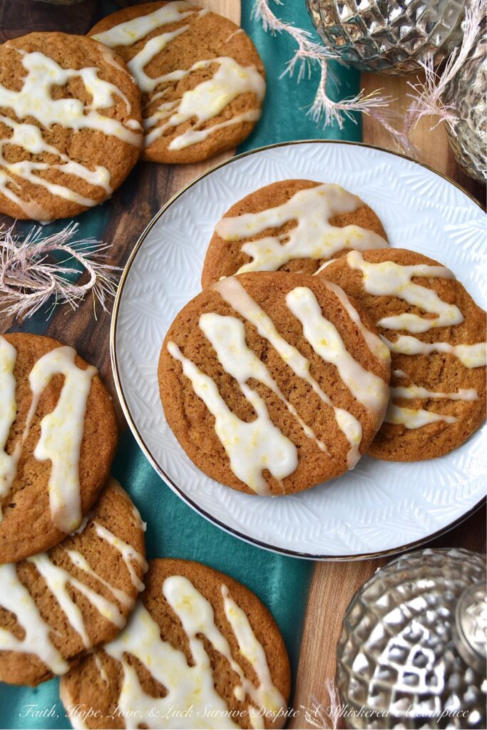 Lemon Iced Gingerbread Cookies - These lemon iced gingerbread cookies are a cookie lover’s dream come true because they’ve got pretty much everything going for them. They’re soft, chewy, sweet, salty, and have a lovely spicy ginger kick. And, once they’re topped with a fresh lemon zest and juice-infused icing, they’re just as gorgeous as they are sweet and citrusy.