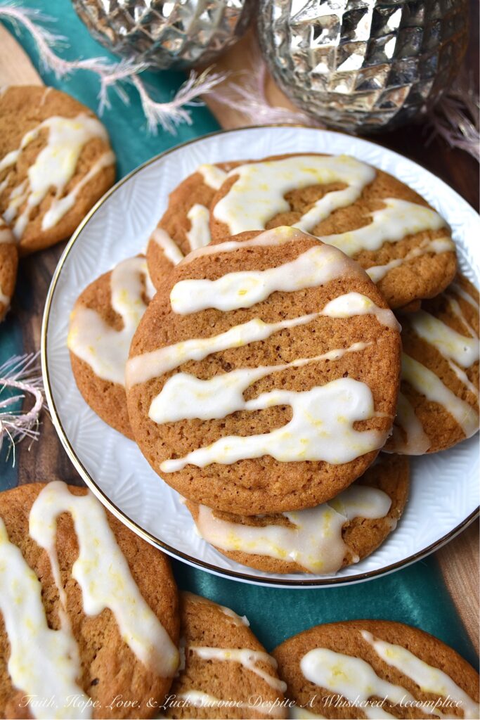 Lemon Iced Gingerbread Cookies - These lemon iced gingerbread cookies are a cookie lover’s dream come true because they’ve got pretty much everything going for them. They’re soft, chewy, sweet, salty, and have a lovely spicy ginger kick. And, once they’re topped with a fresh lemon zest and juice-infused icing, they’re just as gorgeous as they are sweet and citrusy.