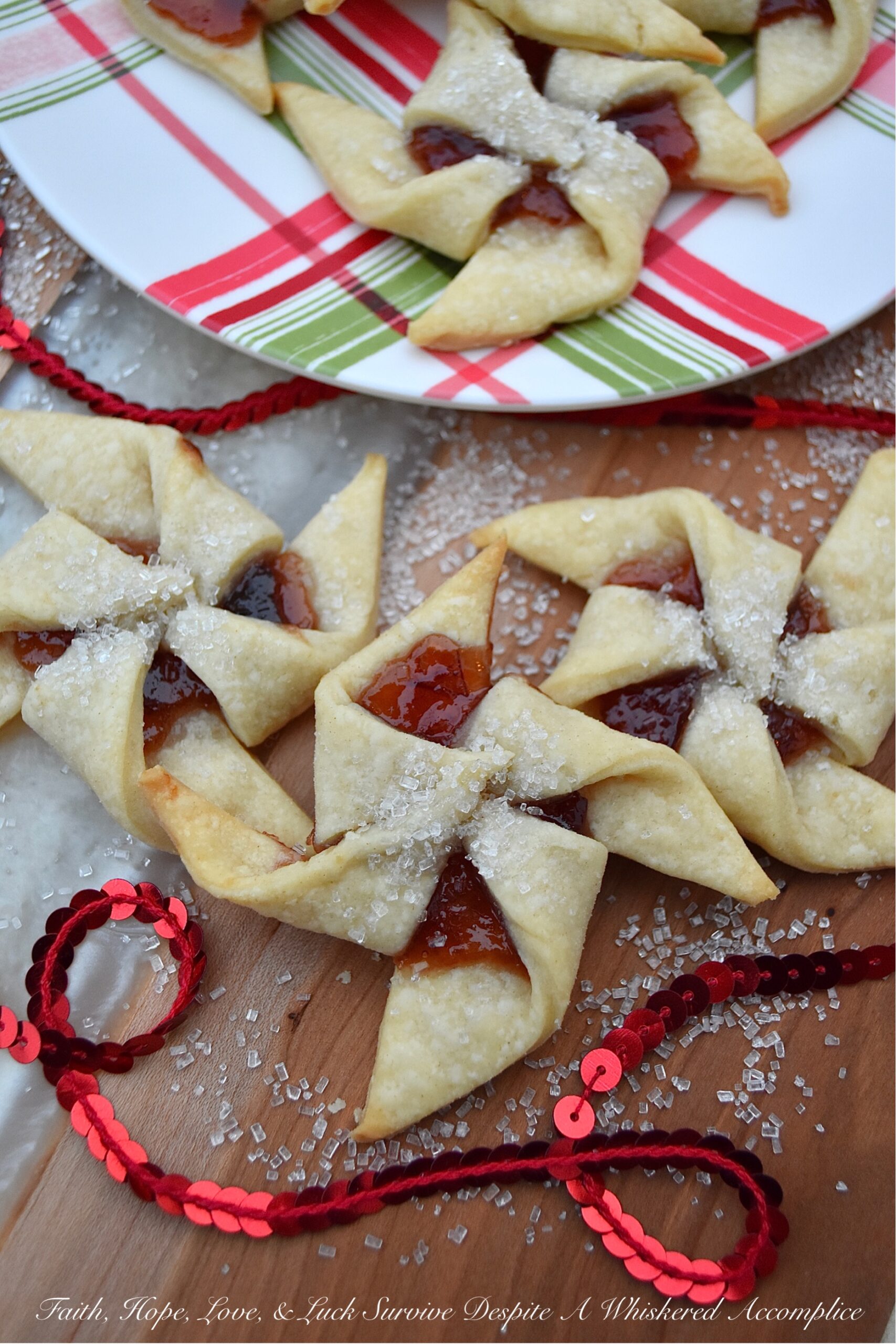 Sugar Plum Pinwheel Cookies