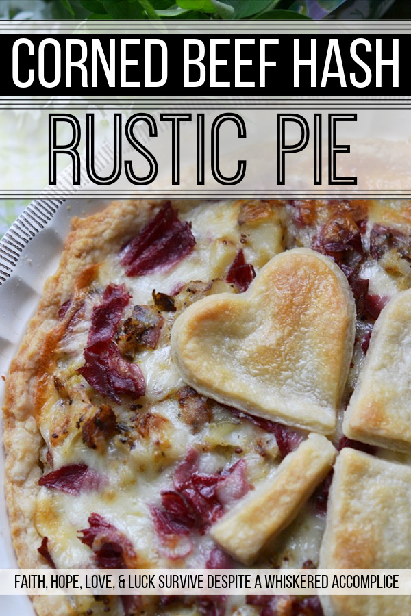 Corned Beef Hash Rustic Pie - This suppertime pie has all of the yummies. Easy-to-make homemade crust, seasoned potatoes, and lots and lots of corned beef and cheese. If you're a fan of deli corned beef, then you're going to fall head over heels for this rustic corned beef hash pie.